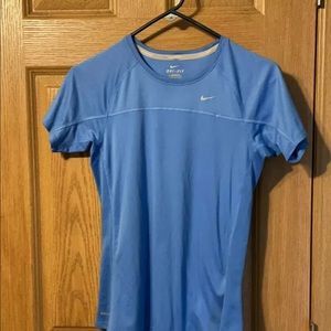 Light Blue ￼Nike Dri-Fit NikeRunning T-Shirt.